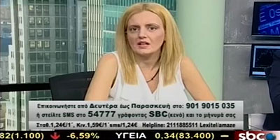 Η Άννα Κορσάνου στην εκπομπή "Υπάρχει λύση" στο sbcTV